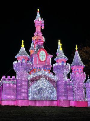 The fairy princess castle, enormous fabulous