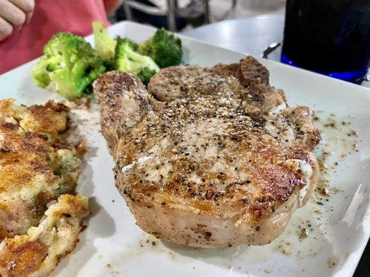 Grilled pork chop