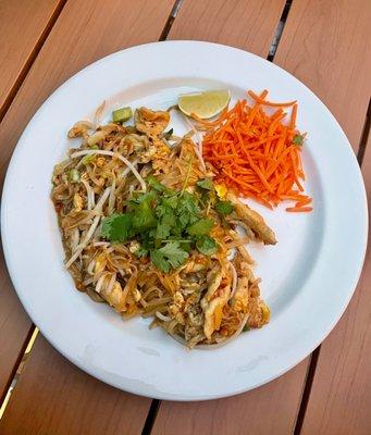 pad thai with chicken!