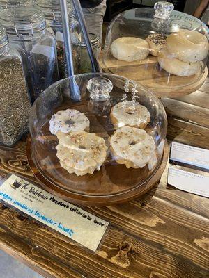 Baked goods offering vegan options gluten free options- loving it