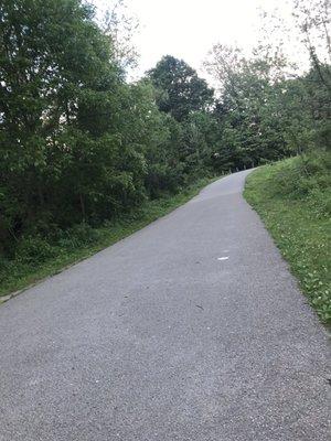 Accessibility minded trail for wheelchairs, strollers, bikes, and more