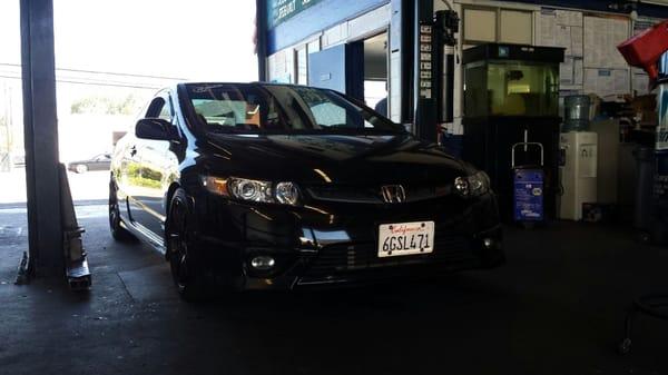 My car after the new clutch master cylinder was installed. High quality work from Sun Auto!