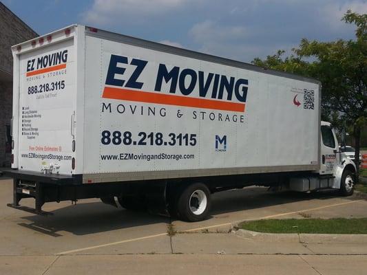 Newer moving trucks to give you a reliable and safe moving experience when you use EZ Moving & Storage!