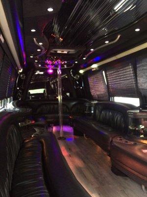 26 passenger Limo/Party Bus