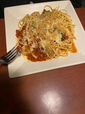 Garlic Shrimp Pasta