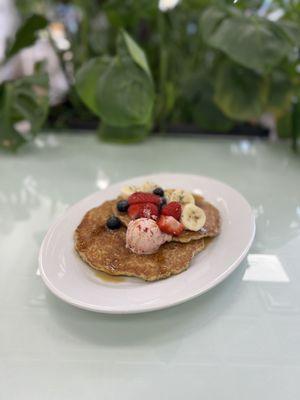 Ten  Grain Pancakes
 (Only Available Saturdays)