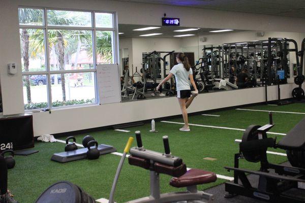 Indoor turf for Wellness programs