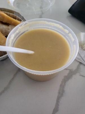 Cornmeal porridge..