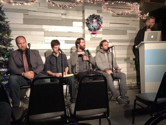 From the STAB! podcast recording, 12/21/18