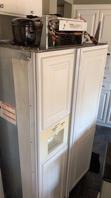 KitchenAid refrigerator seal system replacing