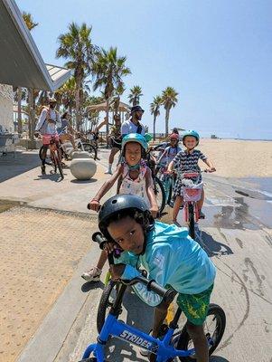 Bike ride at Venice Beach