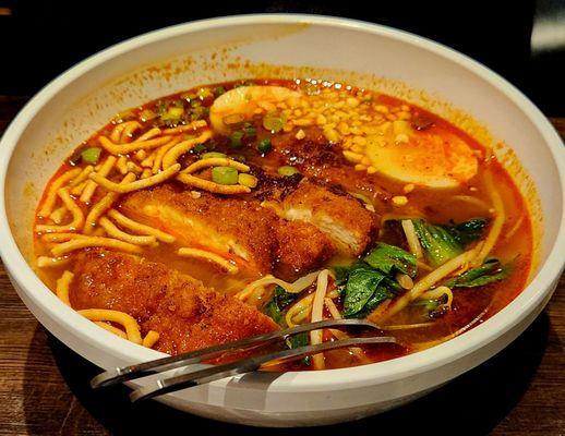 Tom Yum Ramen w/Fried Chicken ~ 4.26.24