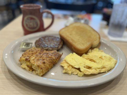 Deluxe breakfast with sourdough toast