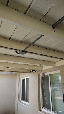 Installing outside ceiling fan