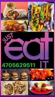 We are Just Eat It food trailer in Atlanta metro area. Serving american breakfast, lunch or dinner, with desserts.