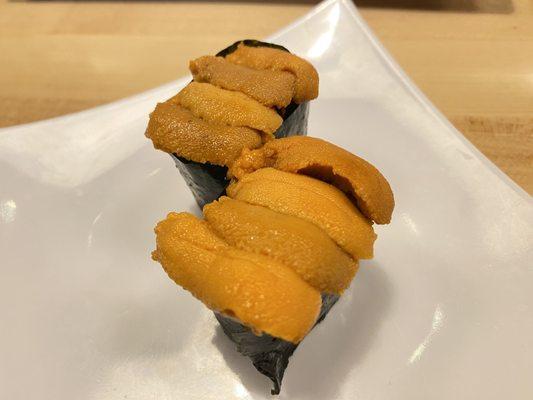 Uni from Hokkaido, Japan was so sweet and buttery