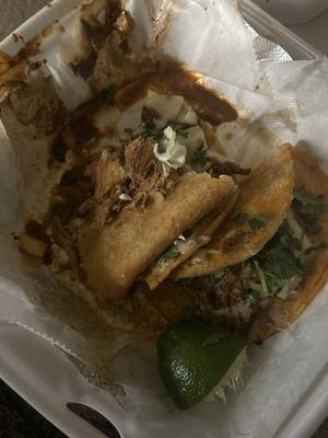 Birria tacos