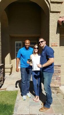 Happy clients getting their new keys!