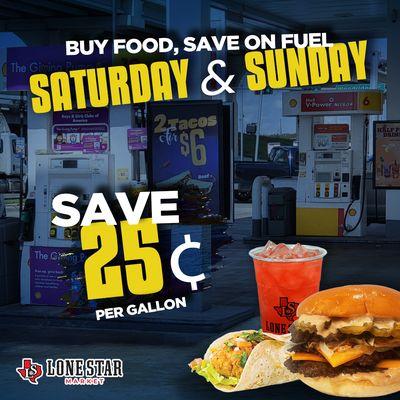 Stop by today and take advantage of our 25¢ off per gallon offer with any combo purchase.