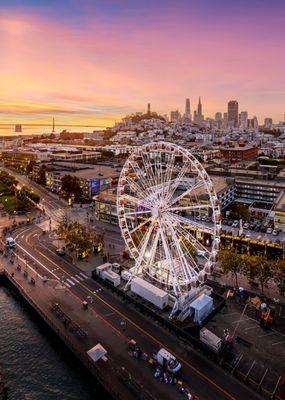 SkyStar Wheel in Fisherman's Wharf.