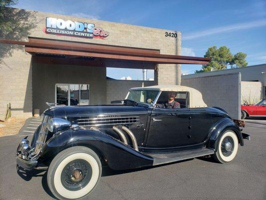 Beautiful 1937 Auburn 852, rolling art.