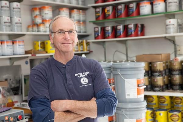 Bob McAdams, Co-Owner of Devine Paint Center, Inc. in Napa, CA. Photo credit: Christophe Genty Photography