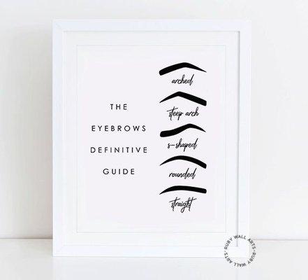 Brow Shape is always personally designed to fit YOUR face!