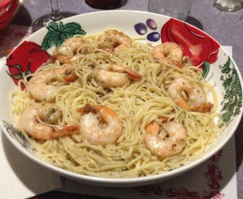 Shrimp scampi