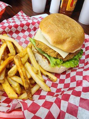 Chicken sandwich. Delicious