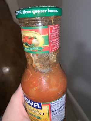 Moldy salsa