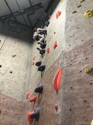 Climbing wall