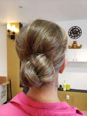 Wedding hair.