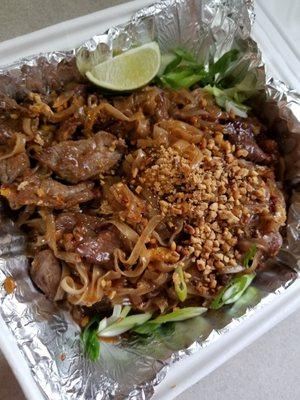 Beef padthai