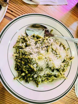 Pesto pasta