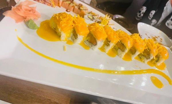 Mango roll very delicious