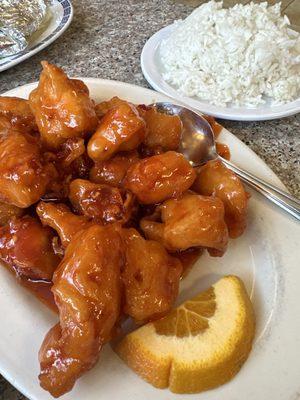 Orange  chicken