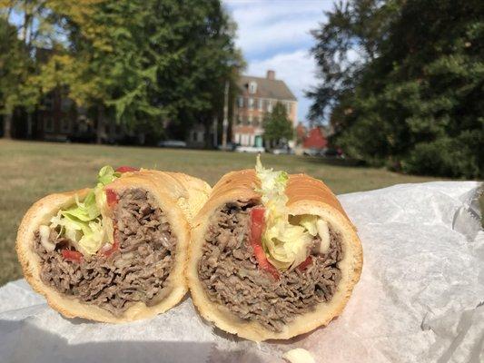 philadelphia cheesesteak adventure - historic new castle