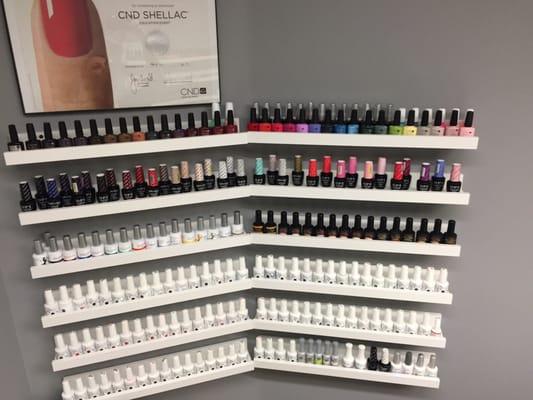 gel polish selection