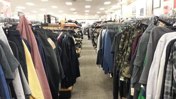 Mens wear at Kohls