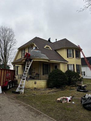 Roofing install