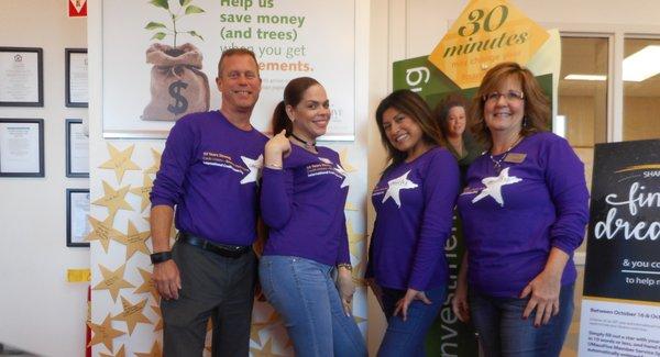 Mercy Branch Staff on International Credit Union Day