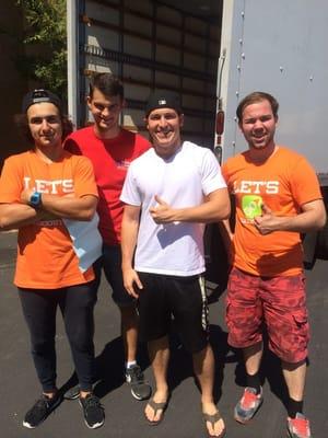 Nick, Anton and Jack did a great job moving our apartment.