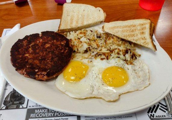 Corned Beef Hash & Eggs