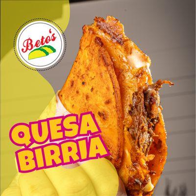 Quesabirrias made with tender flavorful meat and melted cheese