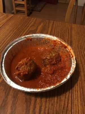 Giant meatballs