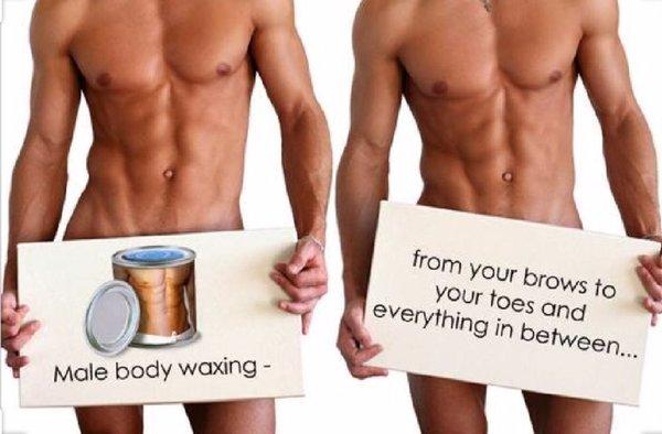 Men's waxing services available