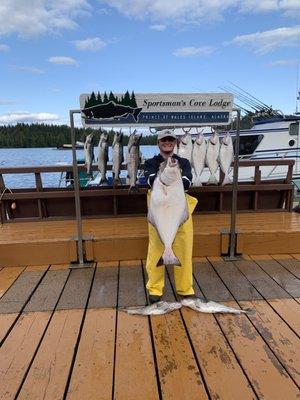 Big halibut