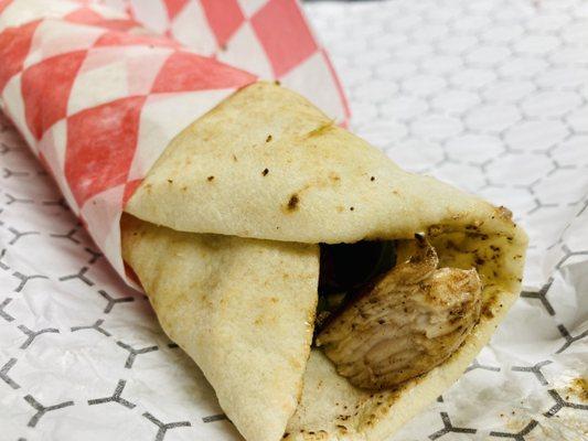 Chicken in a Sack Pita Sandwich