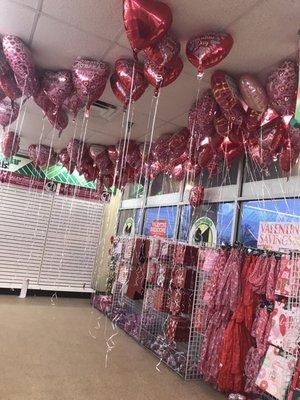 Valentine balloons