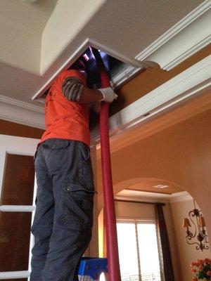 Residential Air duct cleaning